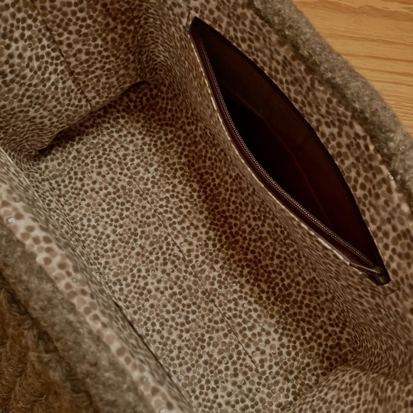 Felted Hand Knit Computer/iPad Handbag - Picture 3 of 4